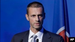 Aleksander Ceferin, président de l'UEFA, 14 septembre 2016.