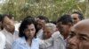 Cambodia residents line up at a polling station in Ta Khmau town in Kandal province, file photo. 