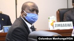 Dr. John Mangwiro, Zimbabwe’s deputy health minister, says in order to reduce coronavirus infections and deaths the government is introducing a voluntary, free-of-charge COVID-19 vaccination. (Columbus Mavhunga/VOA)