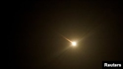 صحنه‌ای از موشک‌های جمهوری اسلامی از دید ساکنان رام‌الله
