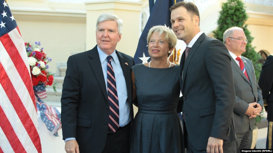 Kajl Skot (L) i Siniša Mali (D), arhivska fotografija (Foto: RFE/RL)