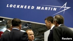 미국 군수업체 록히드마틴 로고. (자료사진)