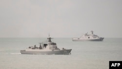 토레스 해협을 지나 코럴씨로 진입한 중국 해군 함정들