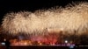 Perayaan kembang api menandakan berakhirnya Olimpiade Musim Dingin 2022 di Beijing, China hari Minggu (20/2) malam.