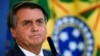 El presidente de Brasil, Jair Bolsonaro, en una ceremonia en el Palacio de Planalto en Brasilia, el 23 de febrero de 2022. 