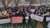 تجمع اعتراضی معلمان و فرهنگیان مریوان