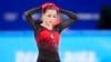 Kamila Valieva, 15, dari Komite Olimpiade Rusia, di Olimpiade Musim Dingin 2022, 7 Februari 2022, di Beijing. (Foto: AP)