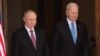 華盛頓 2021年6月16日美國總統拜登（Joe Biden）與俄羅斯總統普京（Vladimir Putin）會晤資料照。