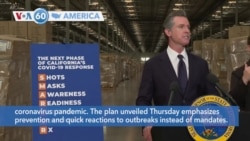 VOA60 America - California Adopts Nation's First 'Endemic' Virus Policy