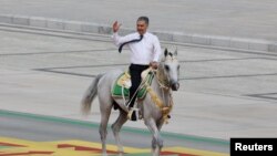 资料照：土库曼斯坦总统别尔德穆哈梅多夫