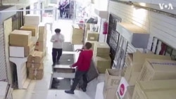 Saved by Boxes: Distracted Boy Survives Fall Without a Scratch 