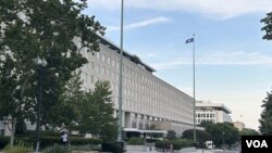 资料照片：位于华盛顿的美国国务院主楼(2026年6月17日)