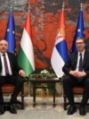 Predsednik Republike Srbije Aleksandar Vučić (desno) i predsednik Mađarske Tamaš Šujok (levo) u Palati Srbija u Beogradu (Foto: Instagram nalog predsednika Srbije)