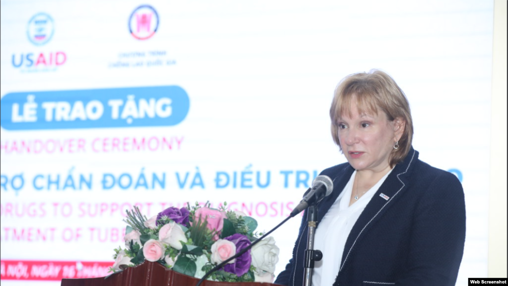 Giám đốc Quốc gia USAID Việt Nam Ann Marie Yastishock. Photo Vietnam’s National Tuberculosis Control Program (Vietnam NTP). 