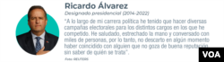 Honduras políticos señalados en EE.UU. Ricardo Álvarez