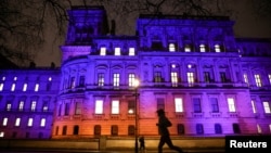 The Foreign, Commonwealth & Development Office (FCDO) is seen in London, Feb. 16, 2022. 