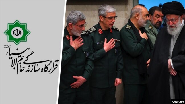 قرارگاه خاتم غیرمستقیم زیر نظر رهبر جمهوری اسلامی است. فرمانده سپاه که منصوب او است، فرمانده قرارگاه خاتم را منصوب می‌کند