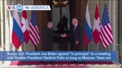 VOA60 America - Biden Agrees to Talks with Putin, If Russia Does Not Invade Ukraine