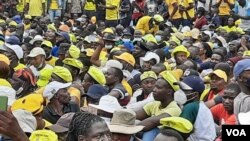 People Attending A Star Rally in Harare