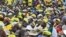 People Attending A Star Rally in Harare
