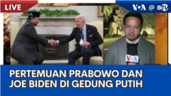 Laporan VOA untuk BTV: Pertemuan Prabowo dan Joe Biden di Gedung Putih 