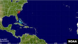 Se espera que la depresión tropical Bonnie se disipe antes del martes.
