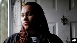 Leandra Mulla at her home in Tabor City, N.C., Feb. 7, 2018. As a high school freshman in 2014, Mulla told Army investigators her ex-boyfriend dragged her to a secluded area of their base in Germany and sexually assaulted her. Four years later, she still wonders what came of her report.