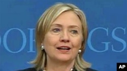 US Secretary of State Hillary Clinton, 27 May 2010