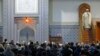 Members of the Muslim community attend the Friday prayer at Strasbourg Grand Mosque, one week after the deadly attacks in Paris, France, Nov. 20, 2015.