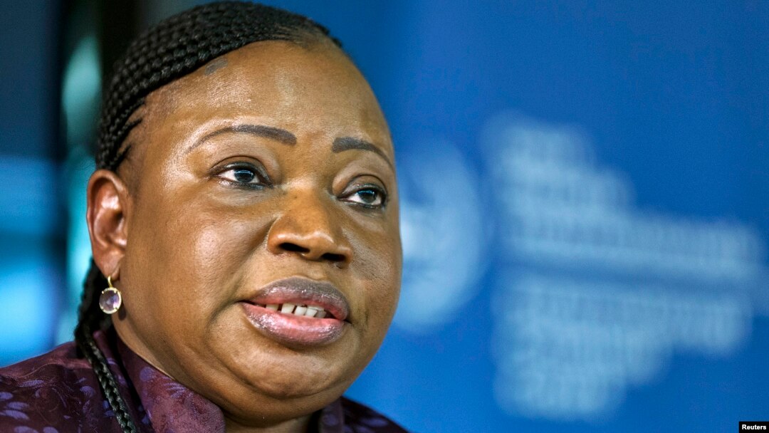 ICC Prosecutor Fatou Bensouda is seen at a news conference before the trial of Kenya's Deputy President William Ruto in The Hague in this September 9, 2013, file photo.