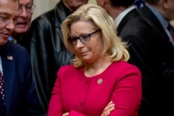 FILE - Rep. Liz Cheney, R-Wyoming.