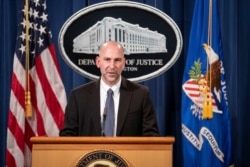 Steven D'Antuono, head of the Federal Bureau of Investigation Washington field office, speaks during a news conference at the U.S. Department of Justice in Washington, D.C., January 12, 2021.