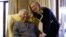 Secretary of State Hillary Rodham Clinton meets with former South Africa President Nelson Mandela, 94, at his home in Qunu, South Africa, Aug. 6, 2012.