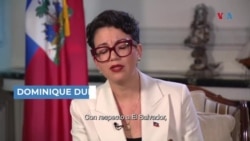 Ministra de Relaciones Exteriores de Haití, Dominique Dupuy, sobre apoyo de El Salvador