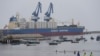 A cargo ship sits in a Chinese-funded port in Chancay, Peru, Nov. 12, 2024. Chinese President Xi Jinping will inaugurate the $3.5 billion Chancay port with his Peruvian counterpart Dina Boluarte on Nov. 14.