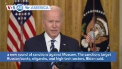 VOA60 America - Biden Imposes Fresh Sanctions on Moscow