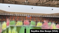 Le Stade du Sénégal a été inauguré à Diamniadio, au Sénégal, le 22 février 2022. (VOA/ Seydina Aba Gueye)
