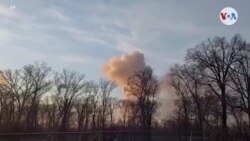 Video muestra explosiones cerca del aeródromo y depósito de bombas de Ucrania