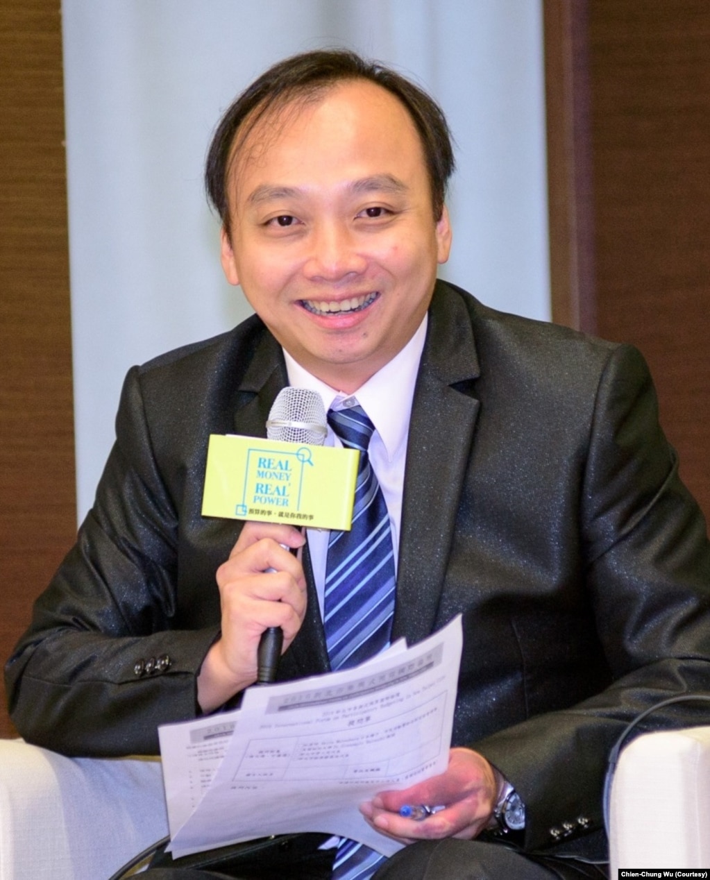 中国问题专家，台北海洋科技大学教授吴建忠(photo:VOA)