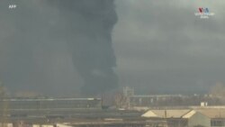 Ծուխ է նկատվում ուկրաինական Չուգուևի ռազմական օդանավակայանից 