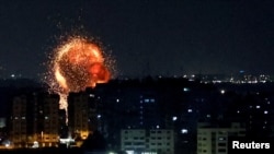 انفجار با حملات اسرائيل به غزه 