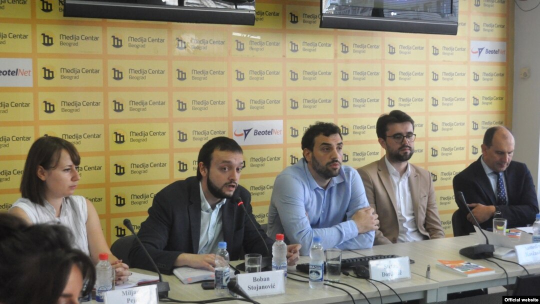 Predstavljanje istraživanje Krovne organizacije mladih o položaju i shvatanjima mladih u Srbiji, povodom Svetskog dana mladih, u Medijacentru u Beogradu, 12. avgusta 2019. (Foto: Medijacentar Beograd)