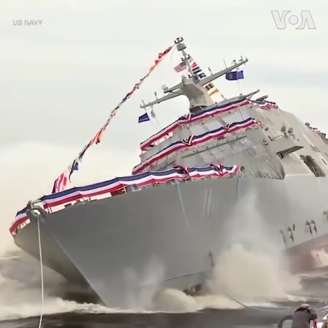 Hải quân Mỹ ra mắt tàu chiến mới nhất USS Sioux City