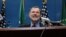 Le secrétaire d'État adjoint pour l'Afrique, Tibor Nagy, lors d'une conférence de presse à l'ambassade des États-Unis à Addis-Abeba, le 30 novembre 2018. (Photo EDUARDO SOTERAS / AFP)