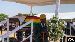 Mutumbi waVaRobert Mugabe uri paMurombedzi Growth Point kwaZvimba.