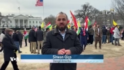 Xwepêşandan li Ber Koşka Sipî bo piştgirîya Kurdên Rojava