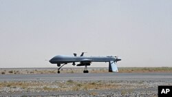 Pesawat tak berawak (drone) di bandara militer Kandahar, Afghanistan (Foto: dok).