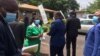 Zimbabwe VP Arrives at Wilkins Hospital for Covid 19 Vaccine