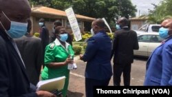 Zimbabwe VP Arrives at Wilkins Hospital for Covid 19 Vaccine