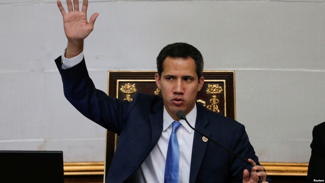 Oposisi Venezuela di parlemen yang dipimpin Juan Guaido terancam perpecahan. .